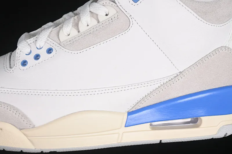 All Categories Air Jordan Jordan Series Basketball Shoes Air Jordan 3 Foreign Trade Version Air Jordan 3 Retro "Lucky Shorts" AJ3 Joe 3 Lucky Shorts North Carolina Blue CT8532-101